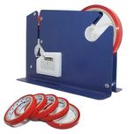 Máquina Selar / Fechar Sacos com Fita Adesiva + Oferta de 4 Rolos