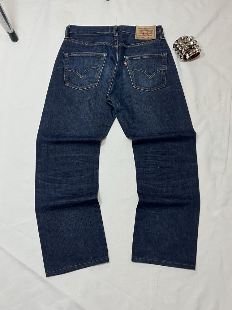 Класичні джинси левайс левис levis темно сині 28/32 wrangler lee 501