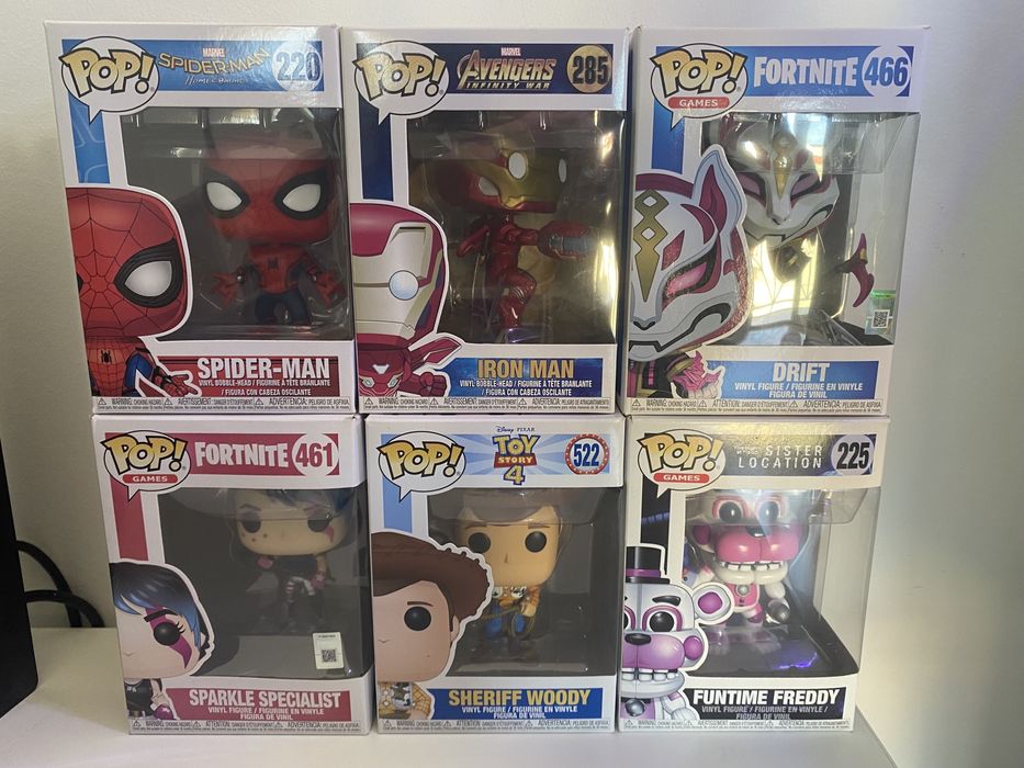 11 Pop Figures N° 436/461/522/464/16/551/293/718/524/472/165