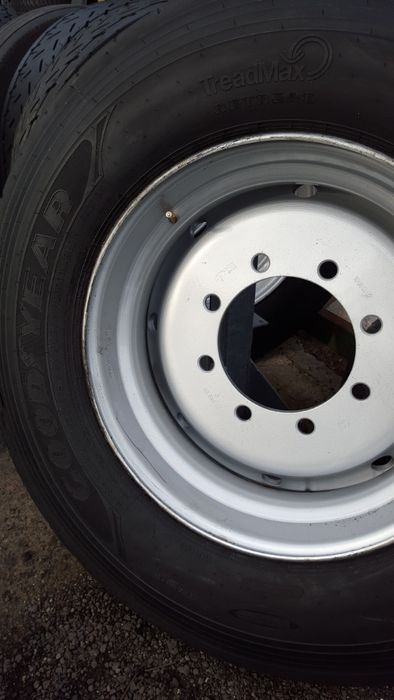 650netto KOŁA DO PRZYCZEP 315/70R22,5 NA 8 OTWORÓW z Tira 98cm ZAREMBA