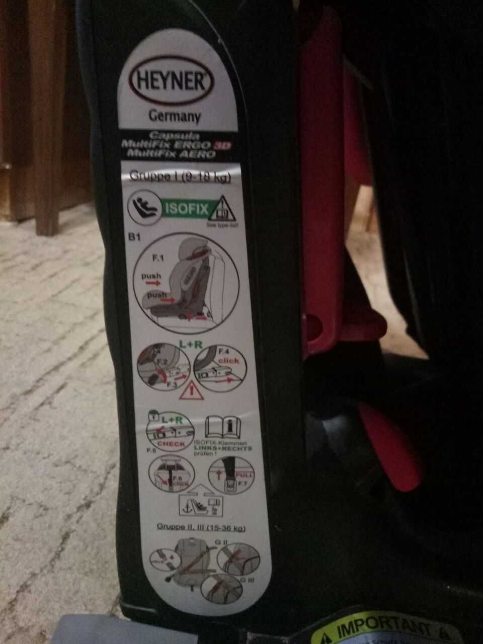 Автокресло Heyner (9-18 кг)