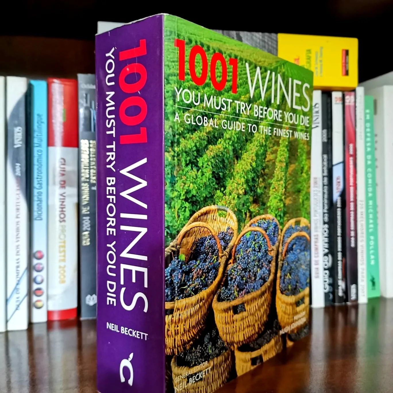 Livro 1001 Vinhos que deve beber antes de morrer
