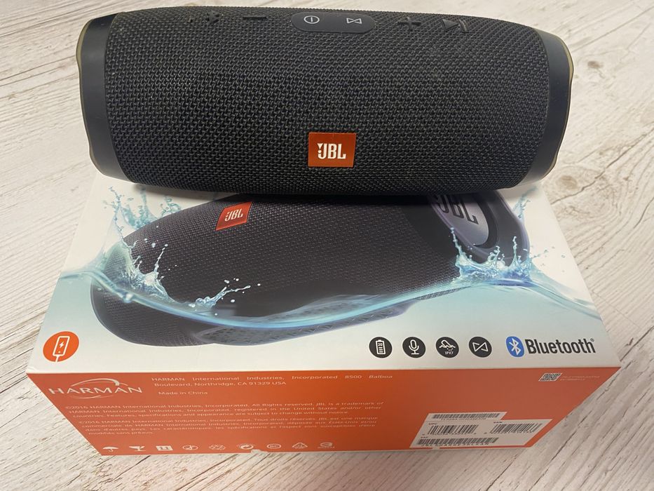 Bluetooth колонка JBL Charge 3 Чорна (Black)оригінал
