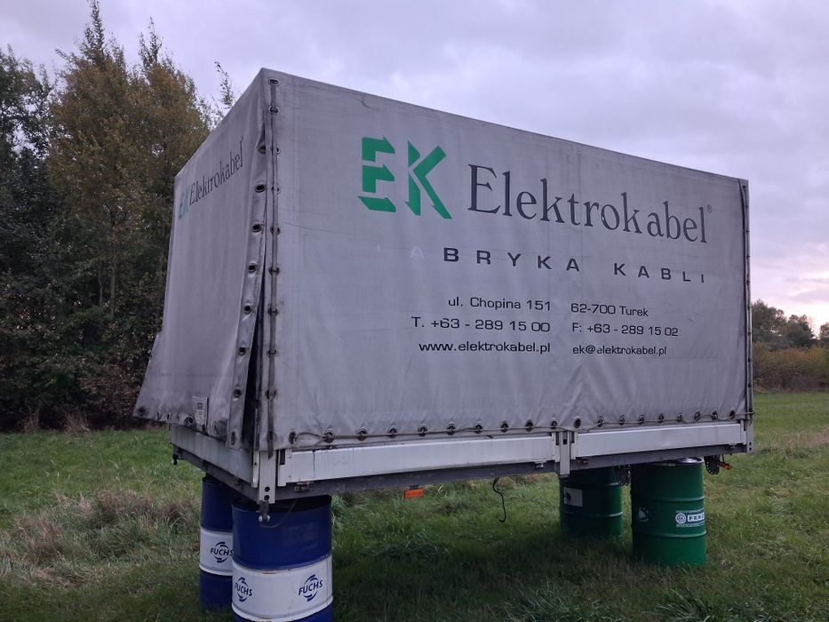 Paka zabudowa skrzyniowa plandeka iveco mascott sprinter master