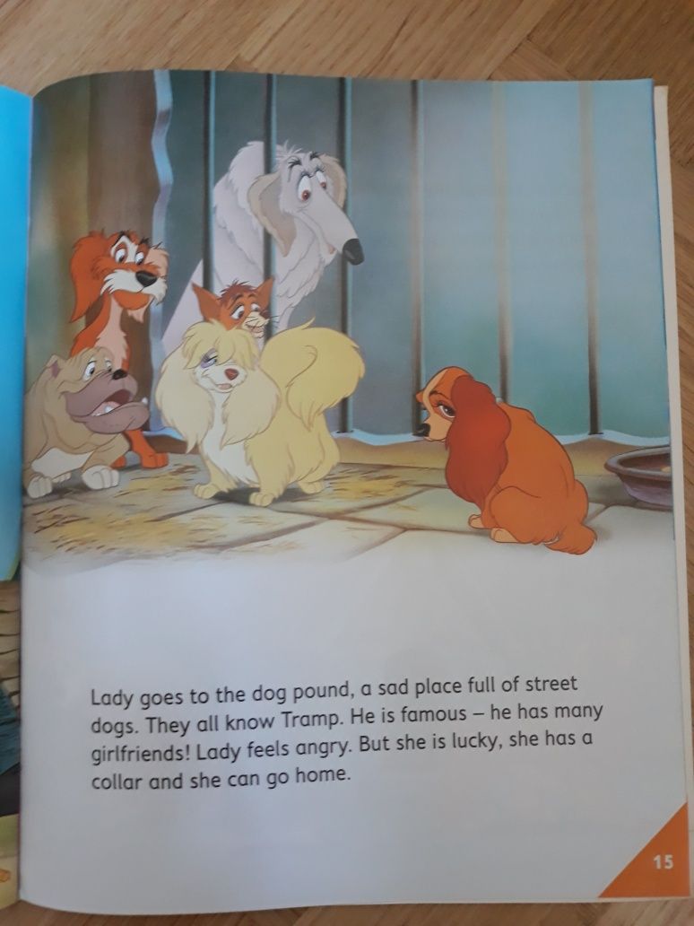 Disney książka po angielsku book in English Lady and the Tramp