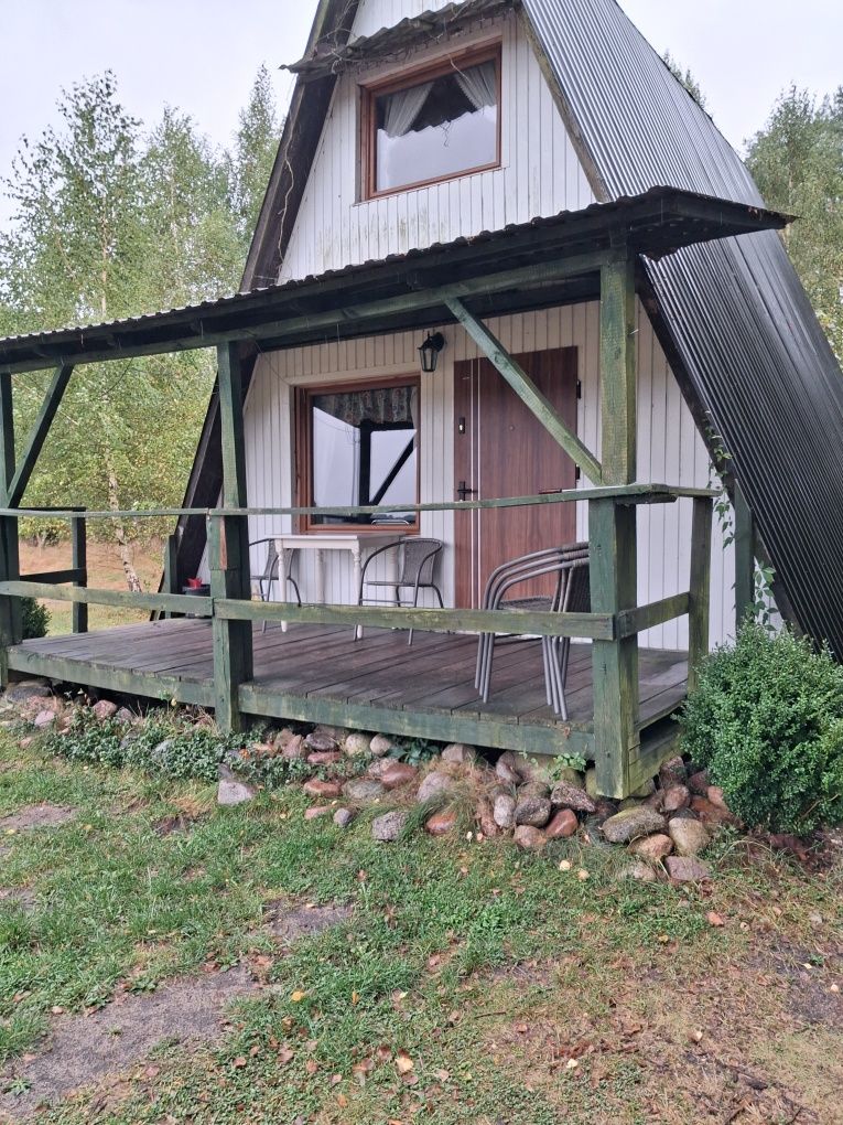 Domek PIRAMIDA  Kaszubach nad jeziorem Kruszynskim + balia jakuzzi