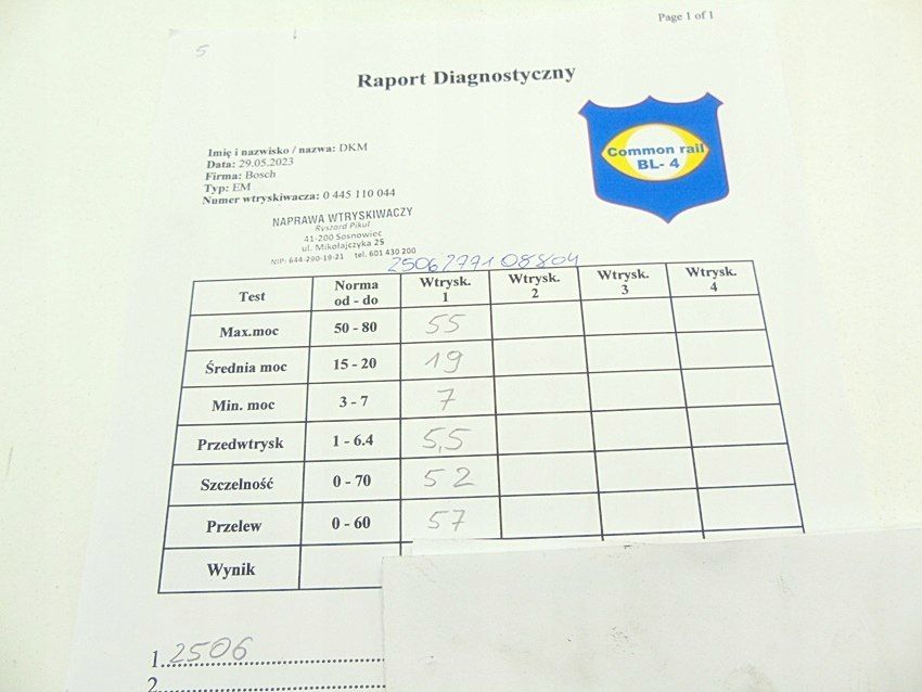 Wtryskiwacz 2.0 Hdi Berlingo 206 406 Partner Jumpy