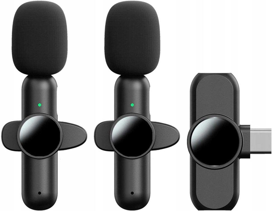 Podwójny mikrofon krawatowy USB C K3 SPP160