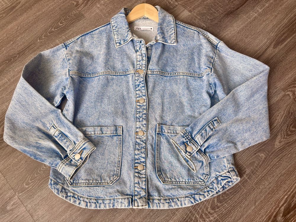 Джинсова куртка Zara. Розмір xs