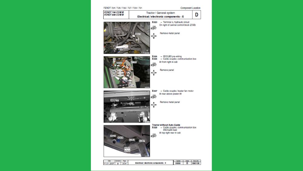 Fendt Favorit 700/800 Vario COM III instrukcja napraw