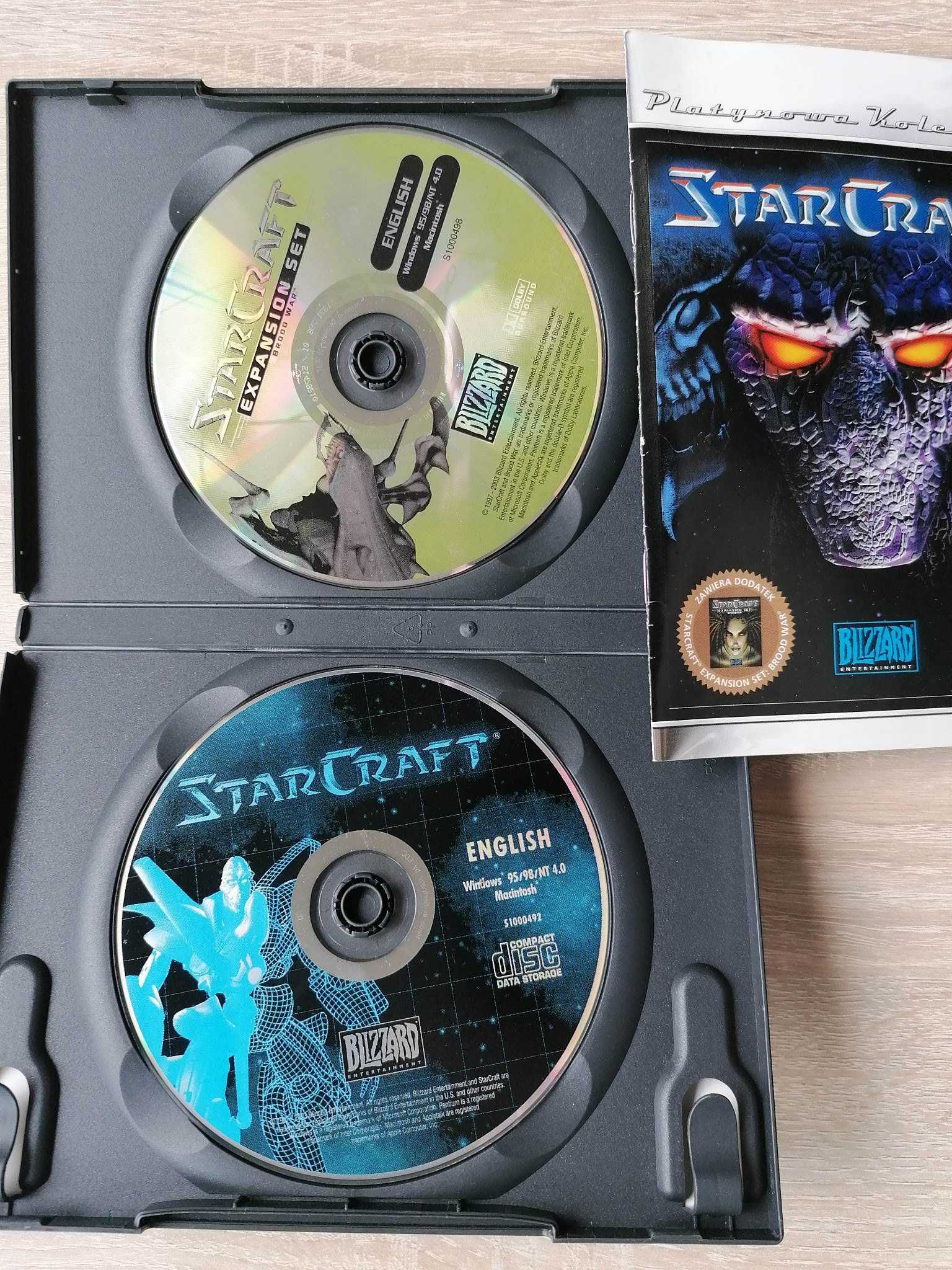 Star Craft  + brood war  PC cd rom