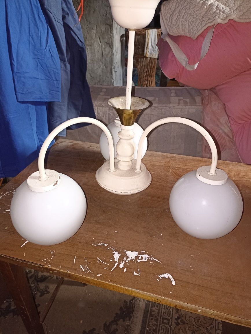 Lampa żyrandol sufitowy 3 ramienny