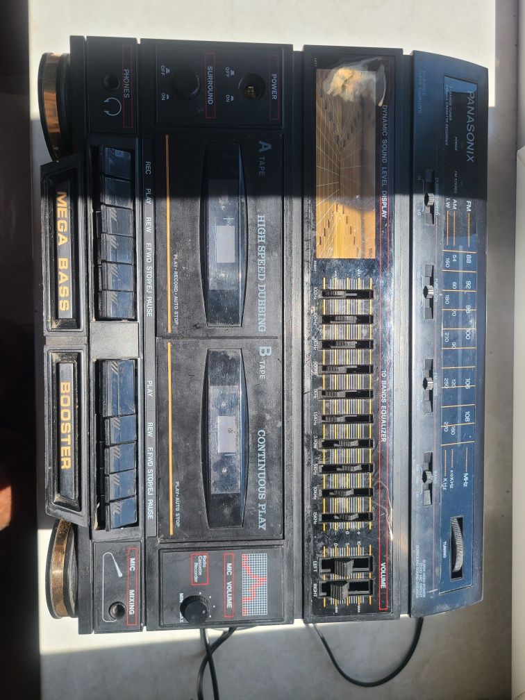 Panasonic 707 радіо касетний програвач / stereo radio cassette recorde