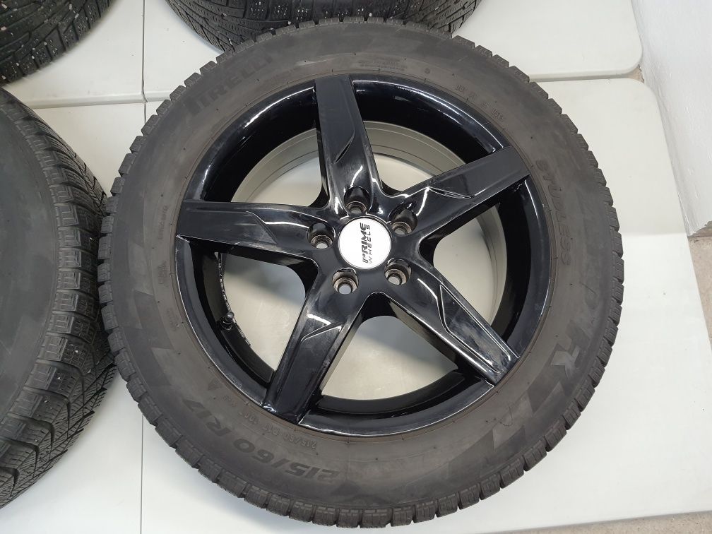 Диски р17 5/114,3 Nissan,Renault,Dacia з зимовою гумою Pirelli 215/60