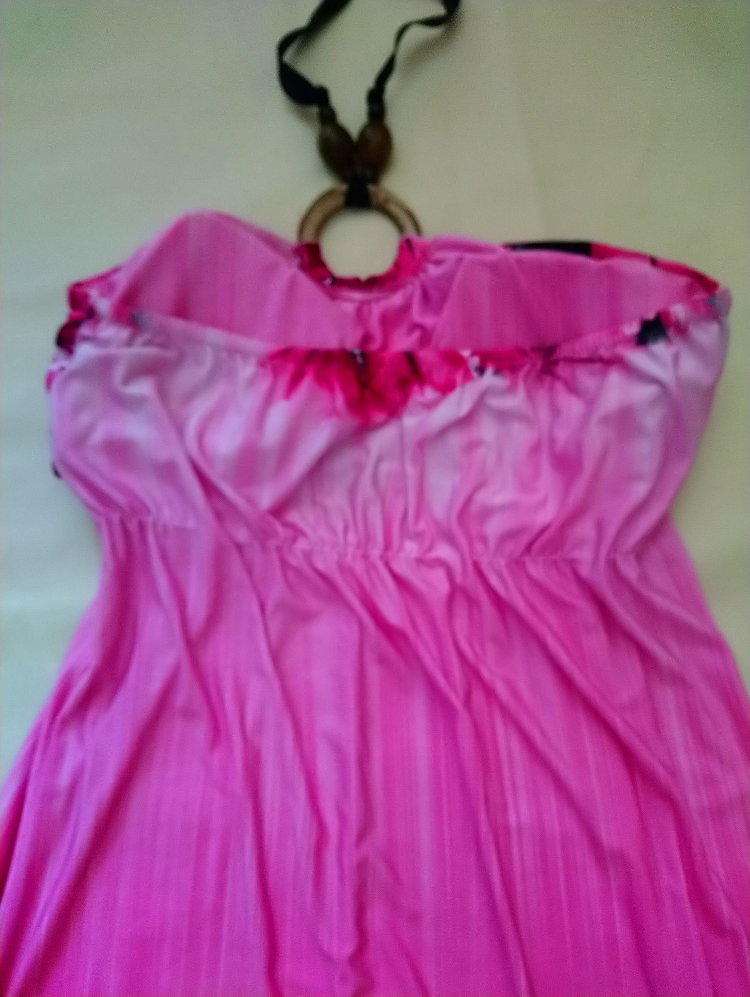 Довге плаття рожеве М