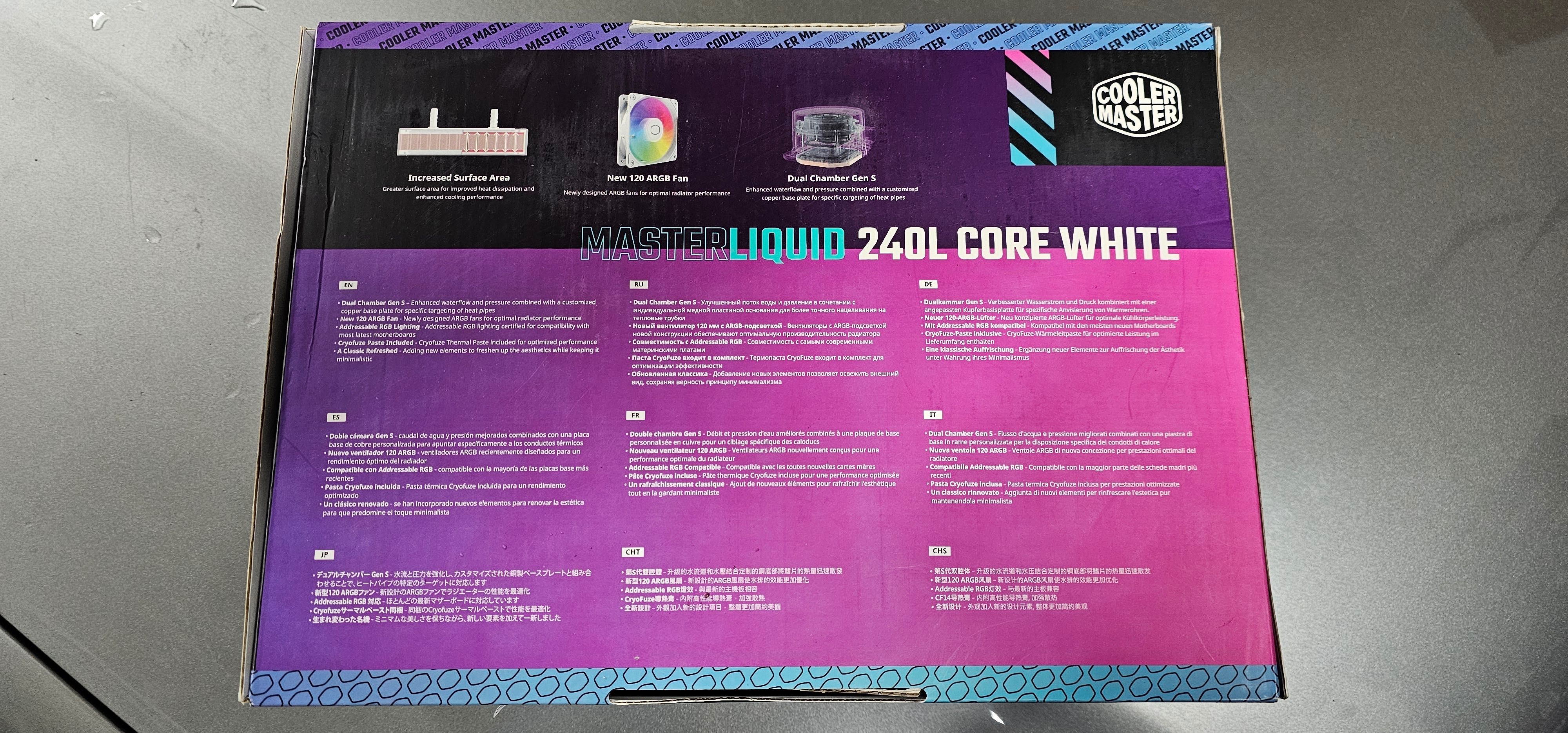 Cooler Master MasterLiquid 240L CORE WHITE