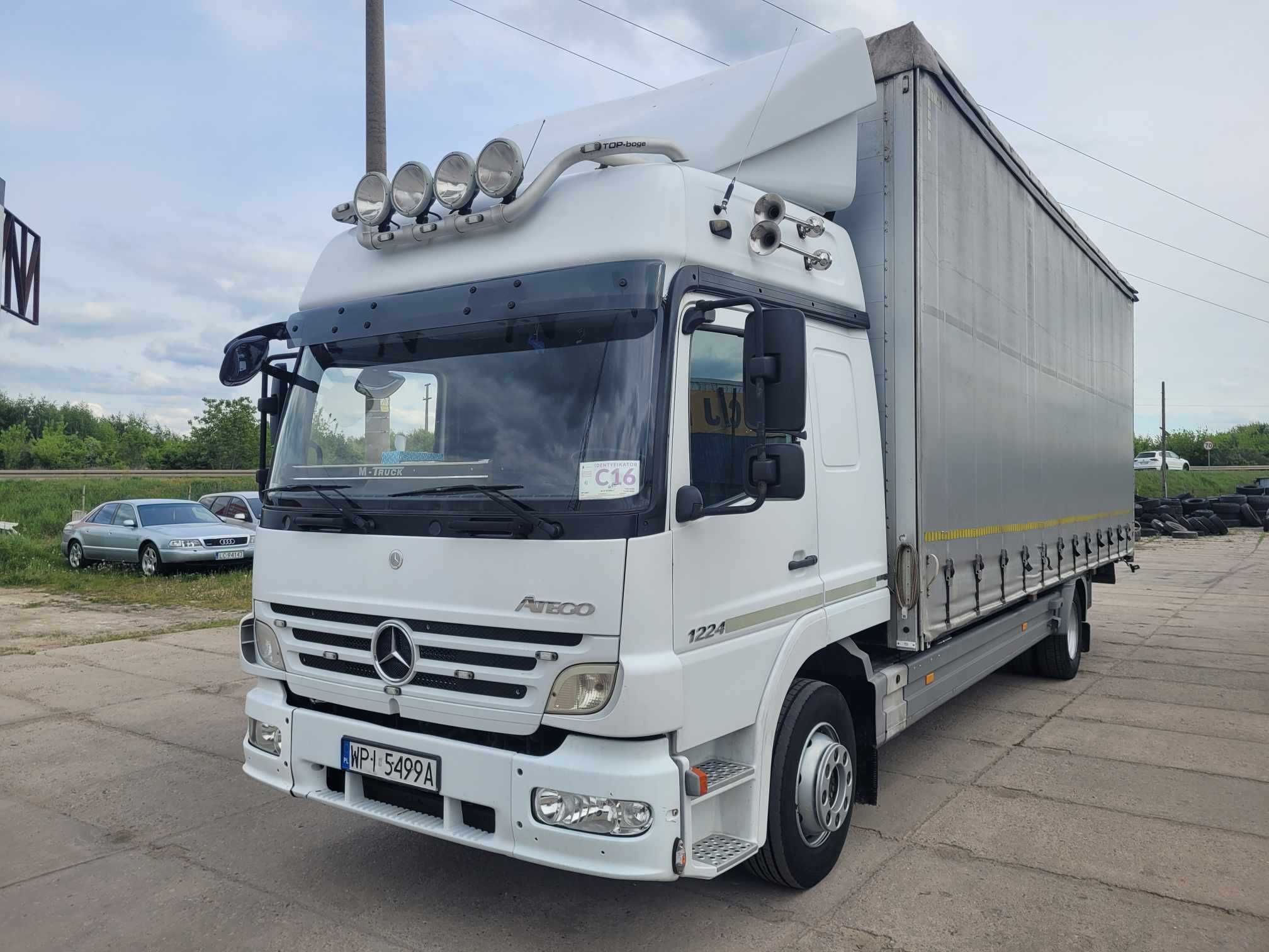 Mercedes Atego 1224 L, EURO 5, firanka, krajowy, 7,70 m