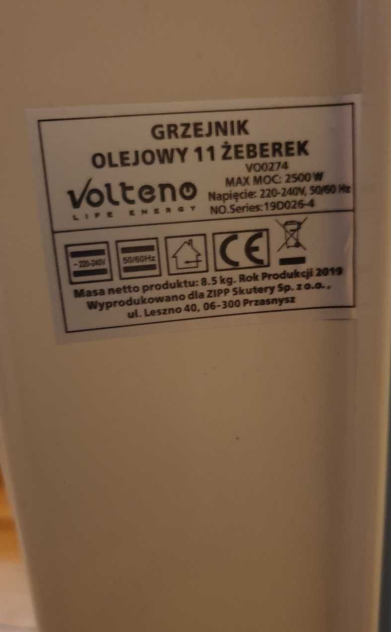 Polski, bezpieczny grzejnik elektryczny żeberkowy olejowy 220V / 2500W