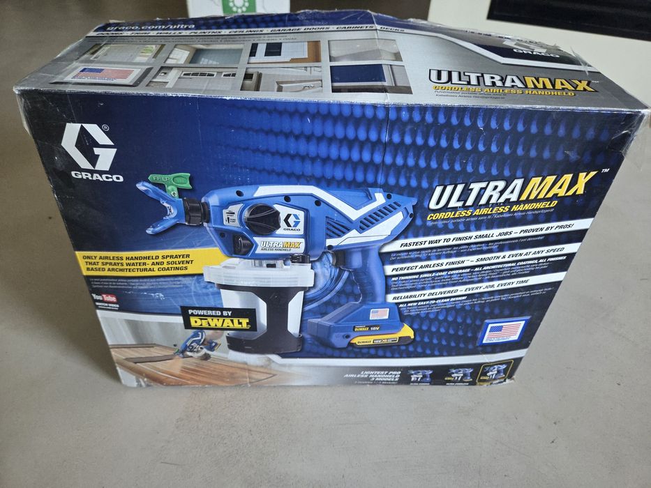 Graco agregat malarski 2x bateria dewalt i ladowarka