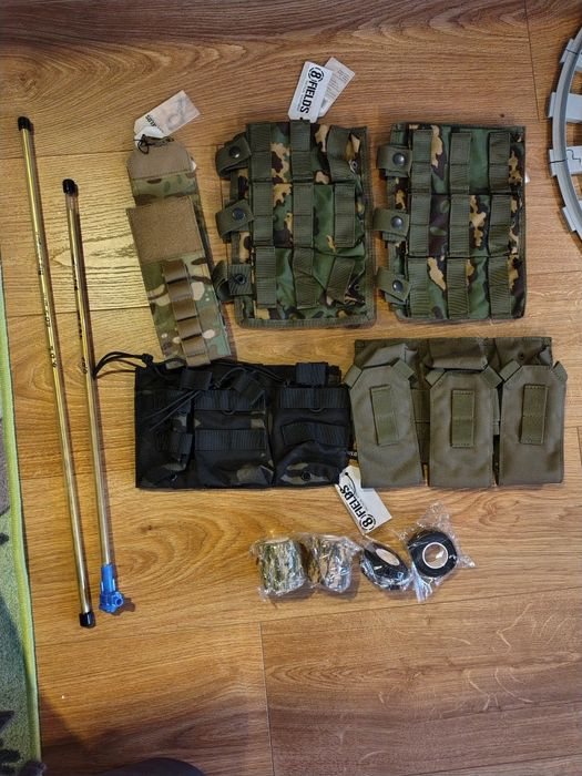 ASG nowe ładownice 8fields potrójne różne kamuflaże i inne