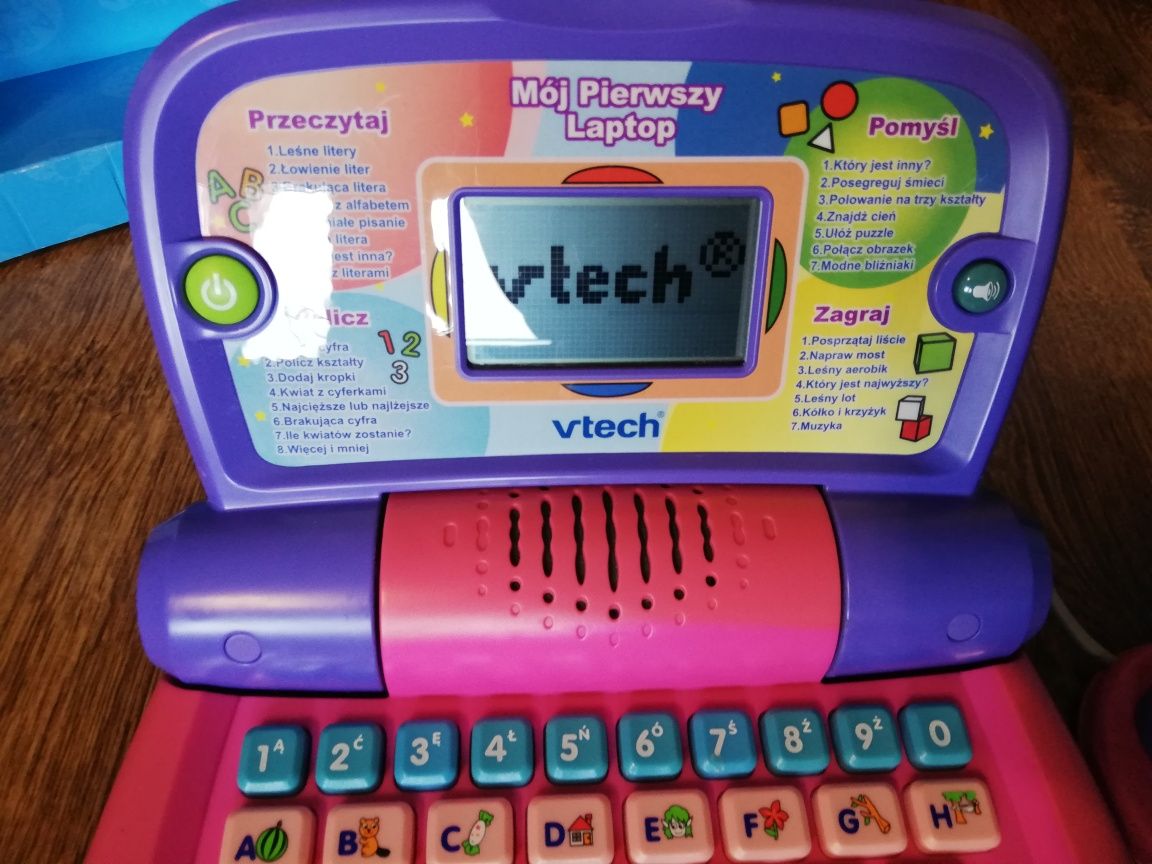 Vtech mój pierwszy laptop abc smartfonik 3+