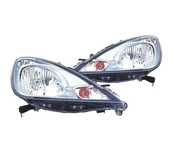 FARÓIS PARA HONDA JAZZ 10-13 FUNDO CROMADO