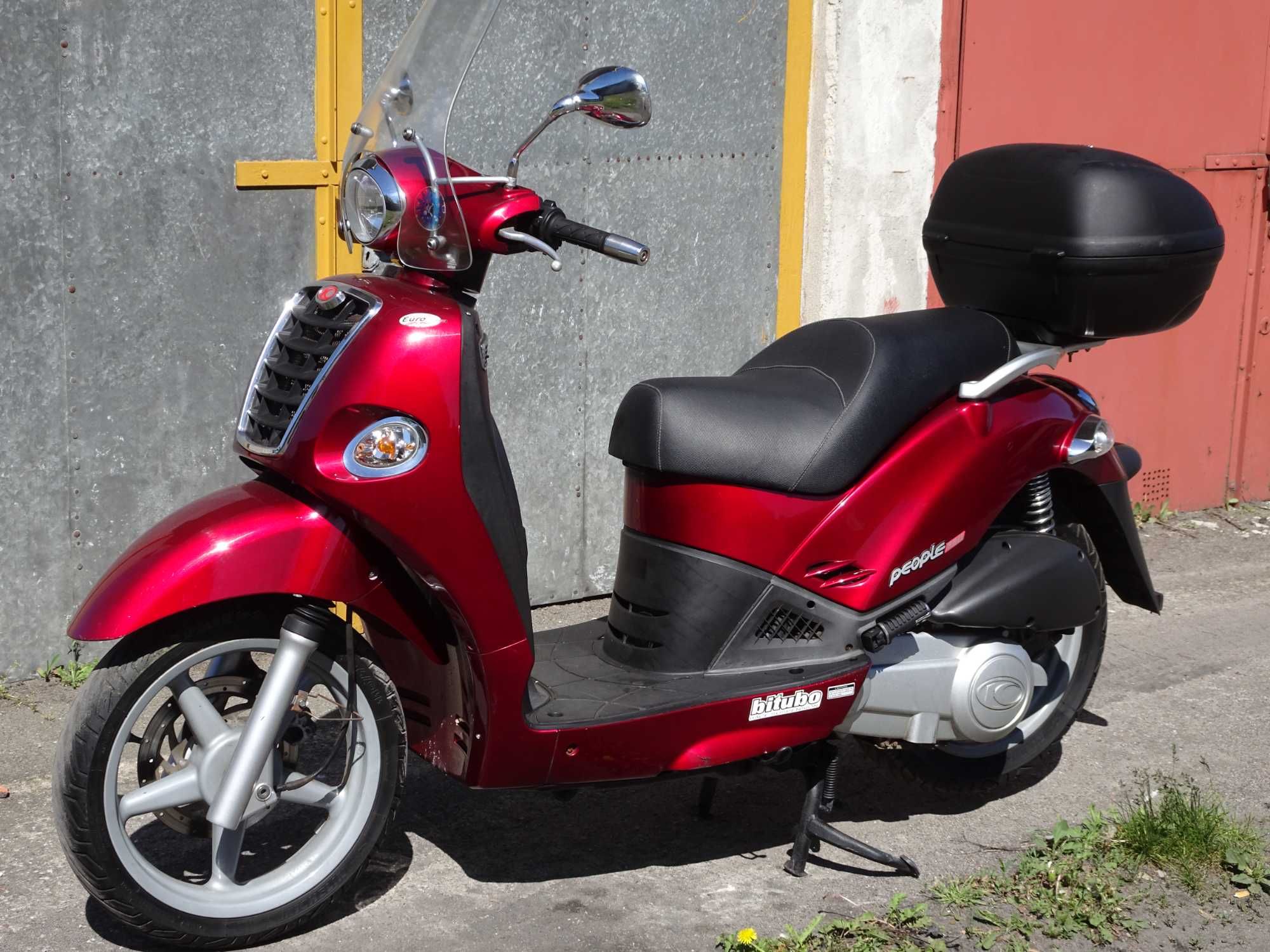 Kymco People 250 Bezwypadkowy z Niemiec  Kufer Szyba beverly scarabeo