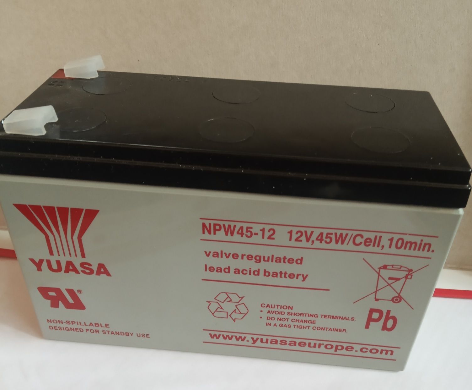 Акумулятори АGM YUASA NPW45-12