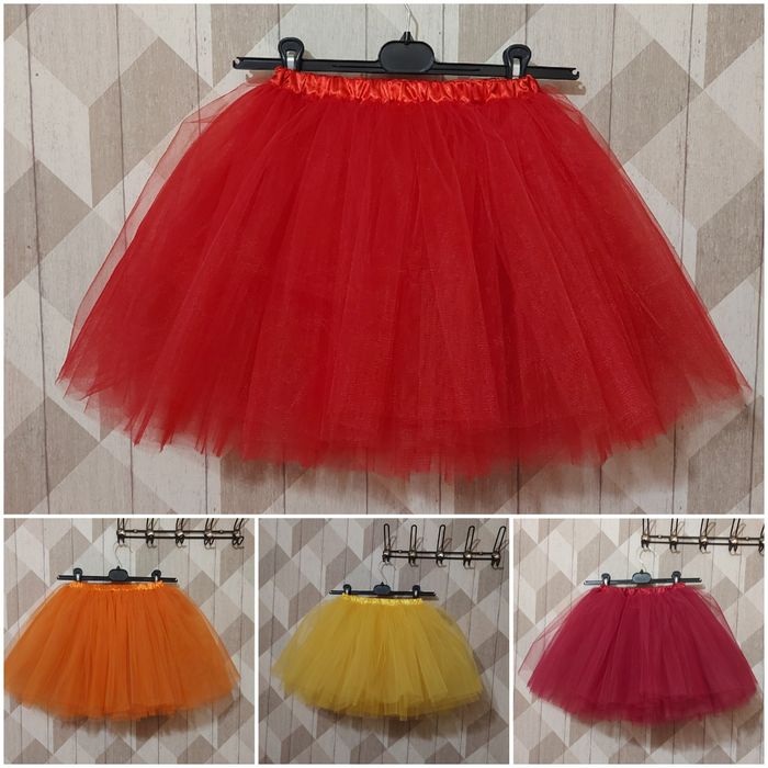 6 слоев| 6 шарів| 98-140р| Фатинова пишна спідниця "Ту-ту"|юбка фатин