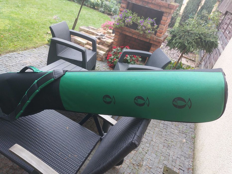 Nowy usztywniany 3 komorowy pokrowiec na wędki SENSAS 190cm