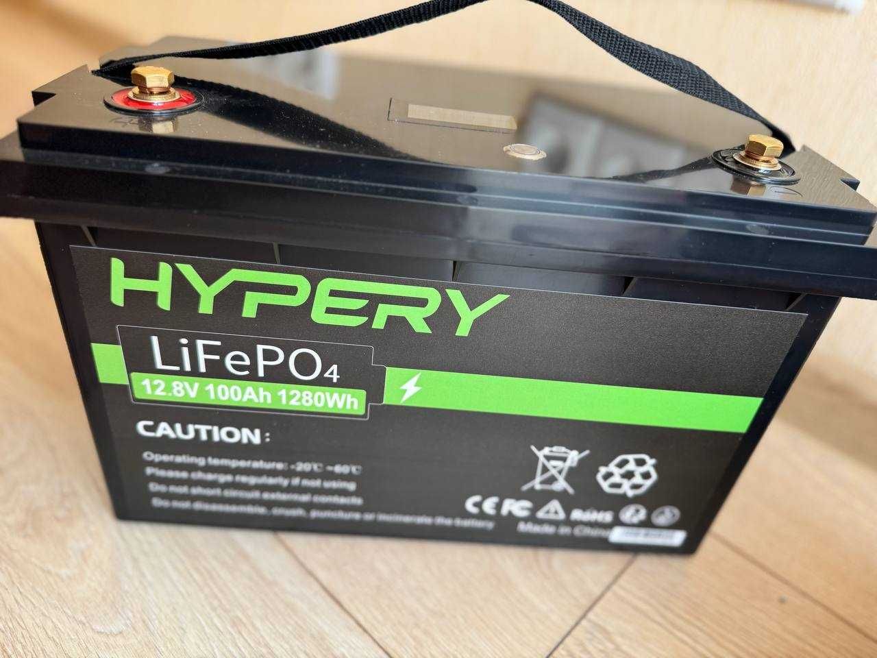 Батарея LiFePO4 100Ah - 12V 100Ah LiFePO4 Battery with LED Display