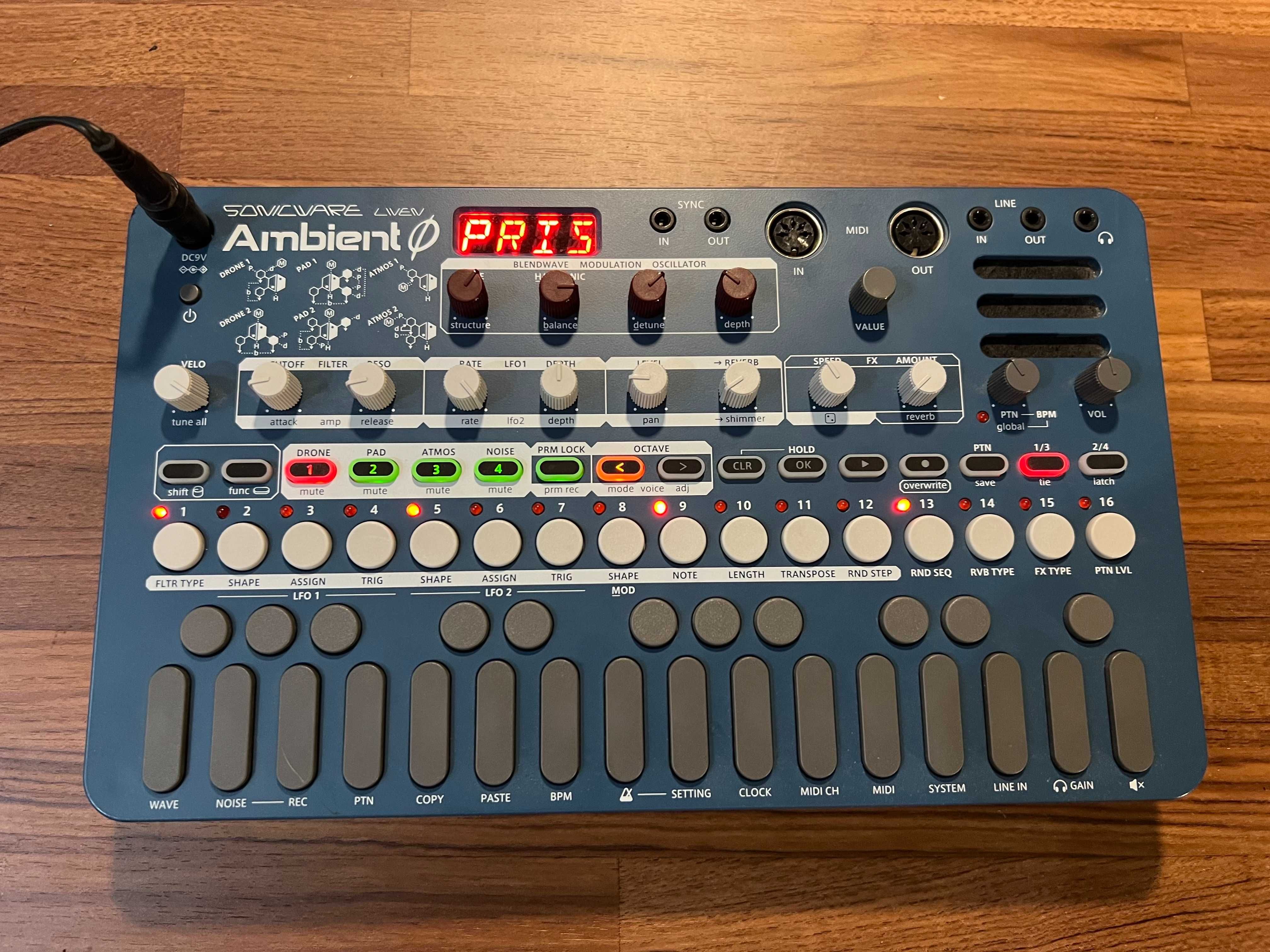 Sonicware LIVEN Ambient Ø Syntezator sekwencer zamiana