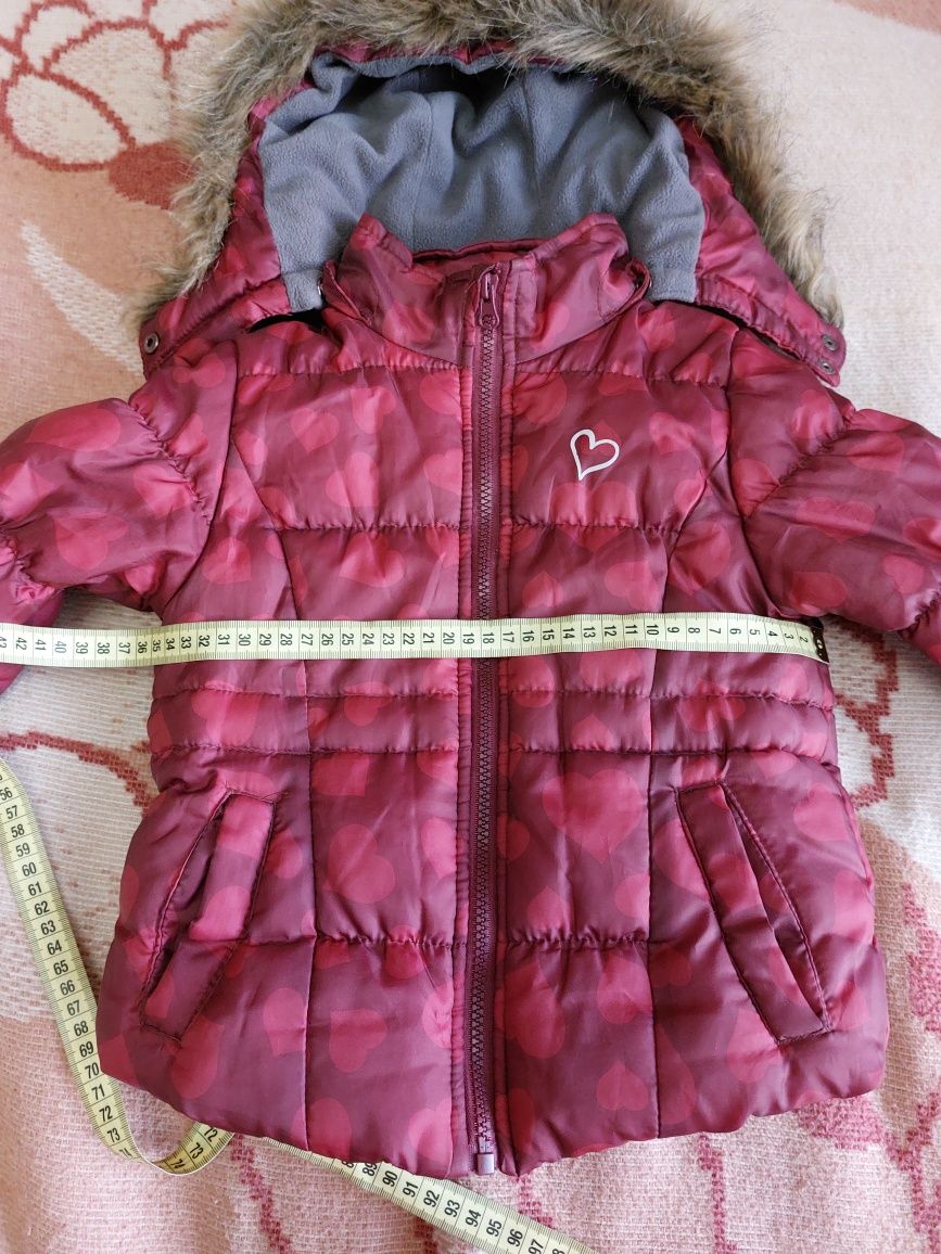 Тепла куртка на флісі Lupilu 104