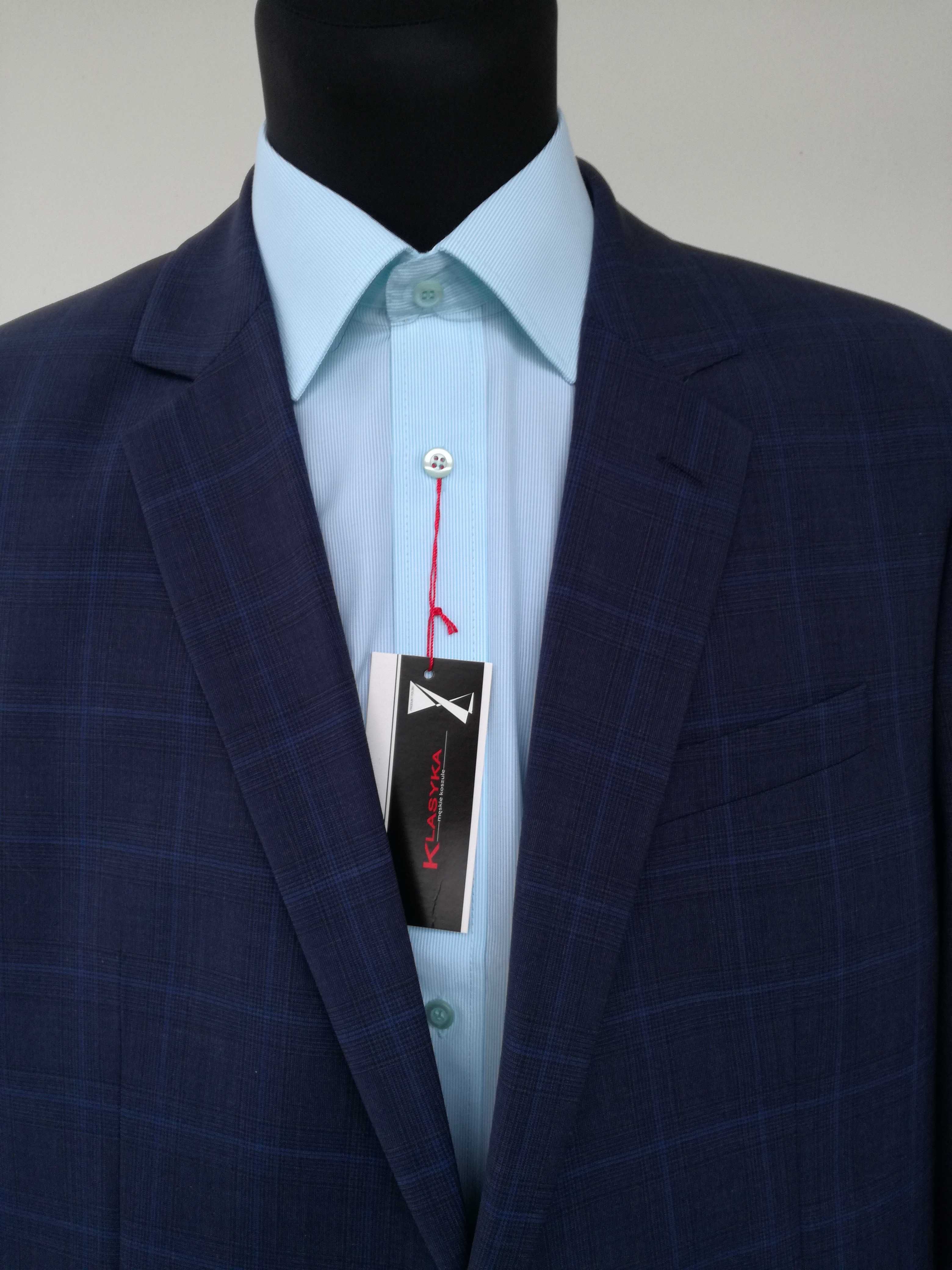 Koszula męska nowa 41 rozmiar z metką koloru turkusowego