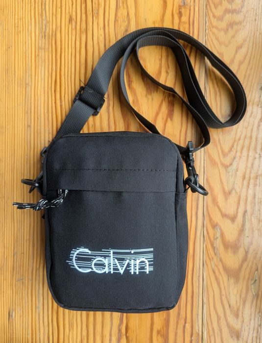 Чоловіча мужская сумка мессенджер барсетка через плечо Calvin