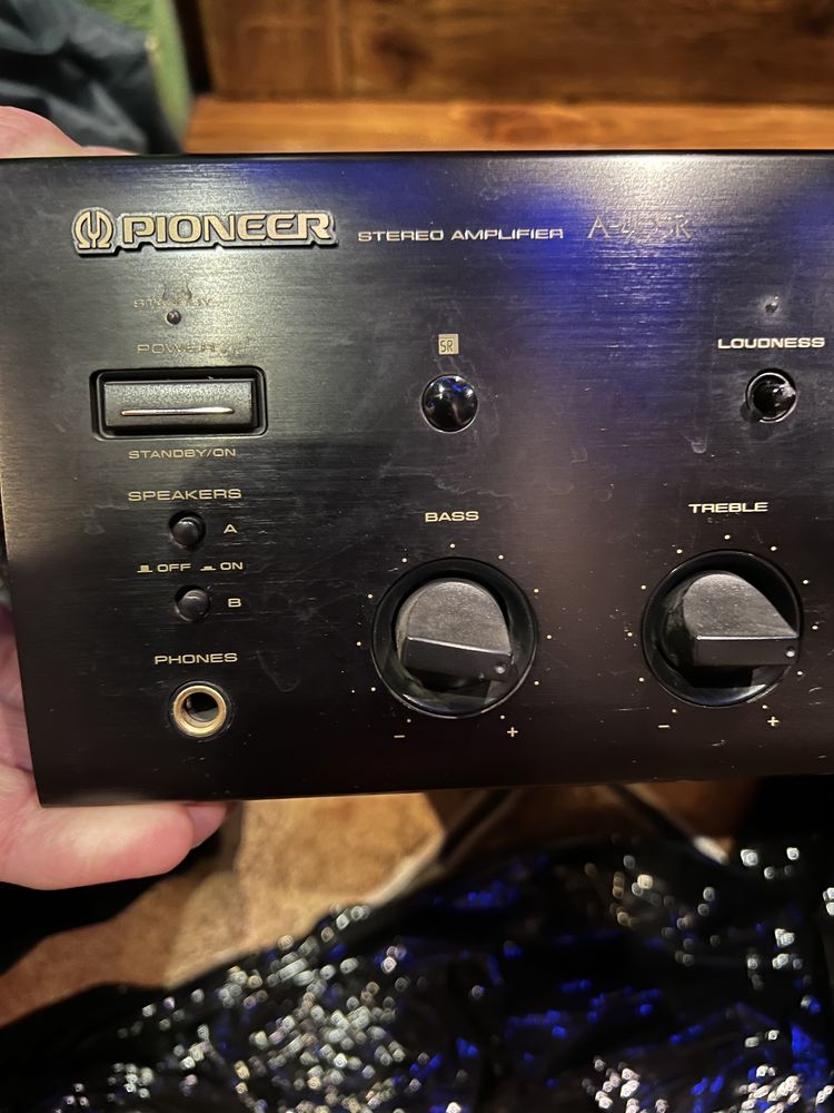 Amplituner  pioneer A-403R   kolumny CS-301 zmieniarka Technics SL-PD6