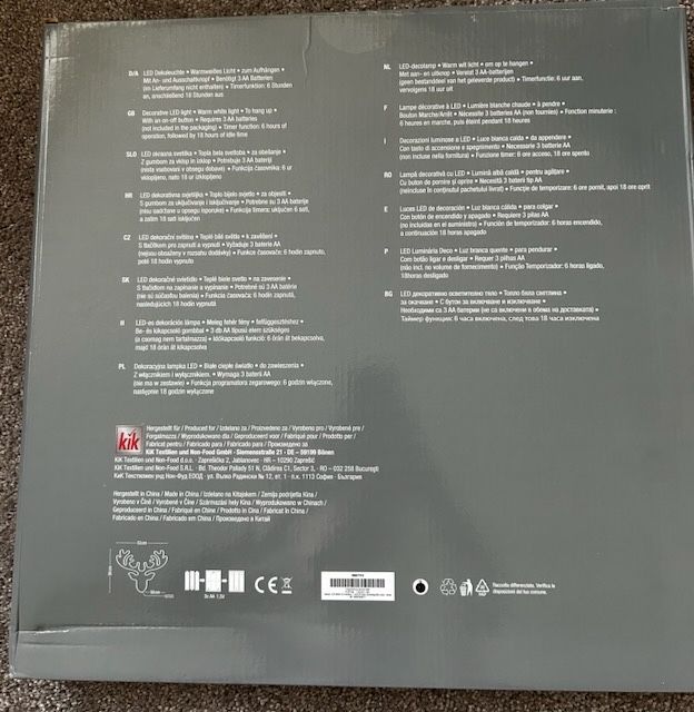 Neon led renifer na ścianę