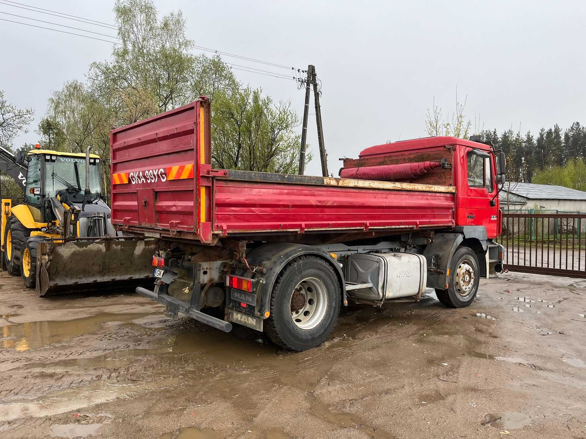 MAN 19.343 wywrotka F2000 98r Meiller kiper