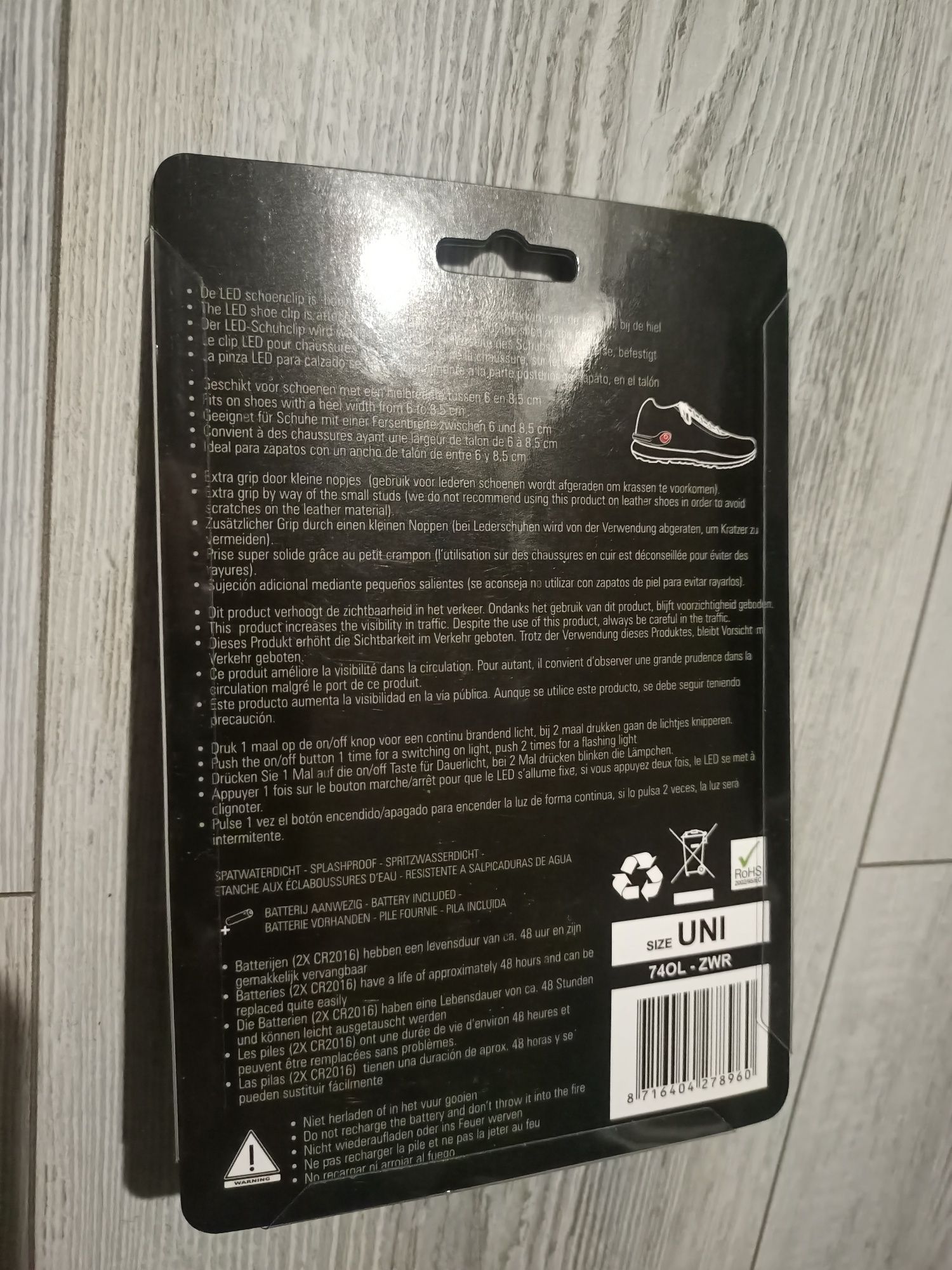 Opaska Klip Na Buty Led Avento