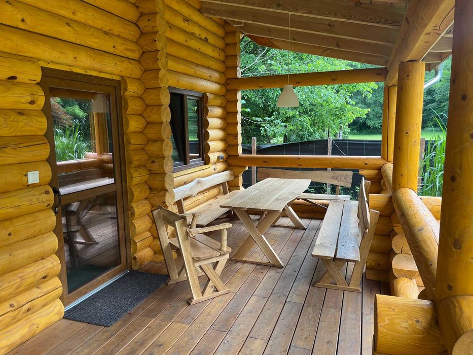 Nowy Luksusowy Domek z Bala, jacuzzi, 50m do jeziora, sylwester