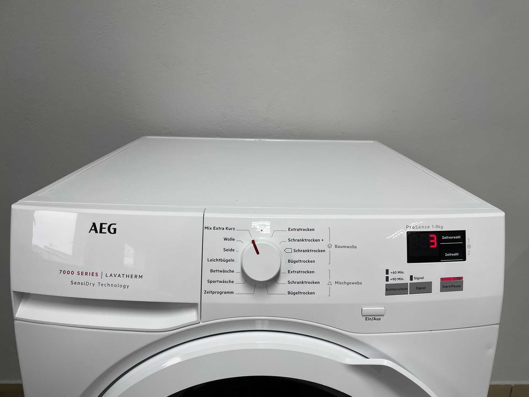 Suszarka AEG 8000 Series Lavatherm Pompa Ciepła 8kg GW