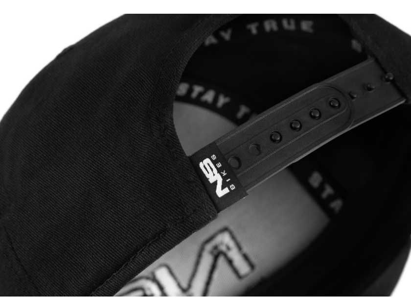Czapka NS Bikes czarna - czarne logo