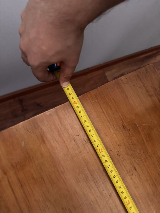 2 Mesas de madeira maciça – 60x70x80 cm