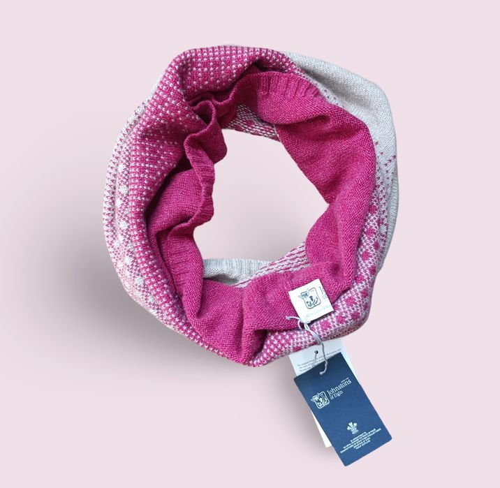 Жіночий кашеміровий снуд Johnstons of Elgin x loro piana баф/cashmere