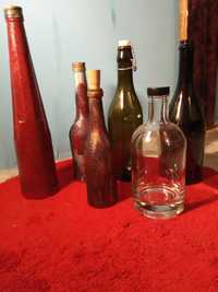 Butelki zdobione ręcznie inne kształtem