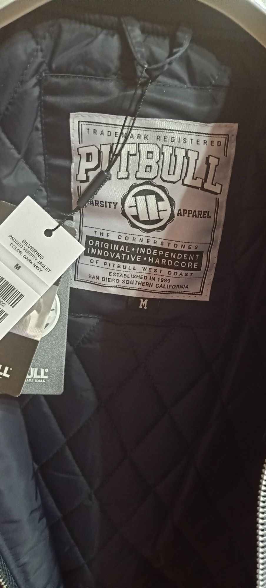 Kurtka przejściowa PittBull "Silverwing" Granatowa Roz. M