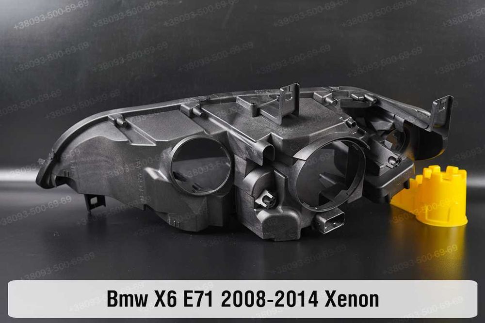 Стекла корпус фар Hella BMW E71 X6 скло фару БМВ Е71 Х6 оригинал фара!