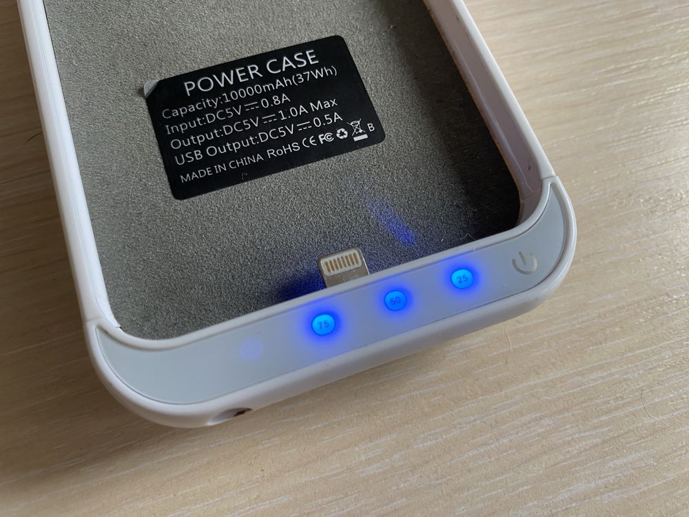 Чохол зарядка iPhone 6 6s 7 8 павербанк power bank 10000 mah