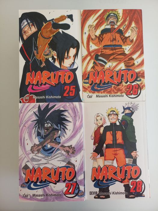 Mangá Naruto volume 1-34