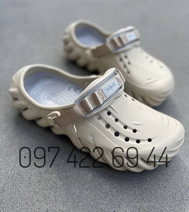 Новинка Крокс Crocs Echo Clog чоловічі з принтом Echo Clog Crocs